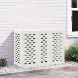 vidaXL Airconditionerhoes Wit Staal 110x50x80cm - 55% Korting!