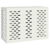 vidaXL Airconditionerhoes Wit Staal 110x50x80cm - 55% Korting!