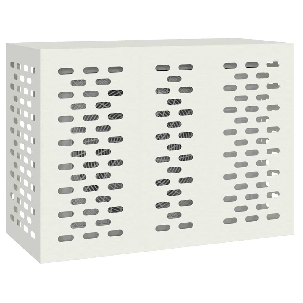 vidaXL Airconditionerhoes Wit Staal 110x50x80cm - 55% Korting!
