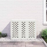 vidaXL Airconditionerhoes Wit Staal 110x50x80cm - 55% Korting!