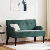 VidaXL Chesterfield Bank Donkergroen Fluweel - 35% Korting!