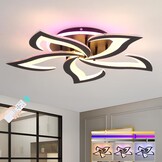 Dimbaar LED Plafondlicht Zwart 50W - 3 Kleuren - 34% Korting