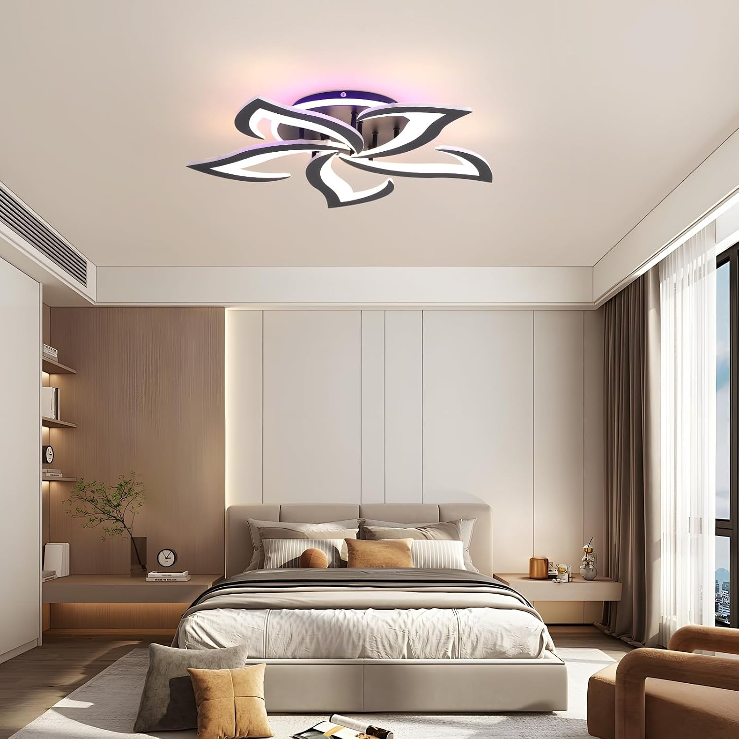 Dimbaar LED Plafondlicht Zwart 50W - 3 Kleuren - 34% Korting