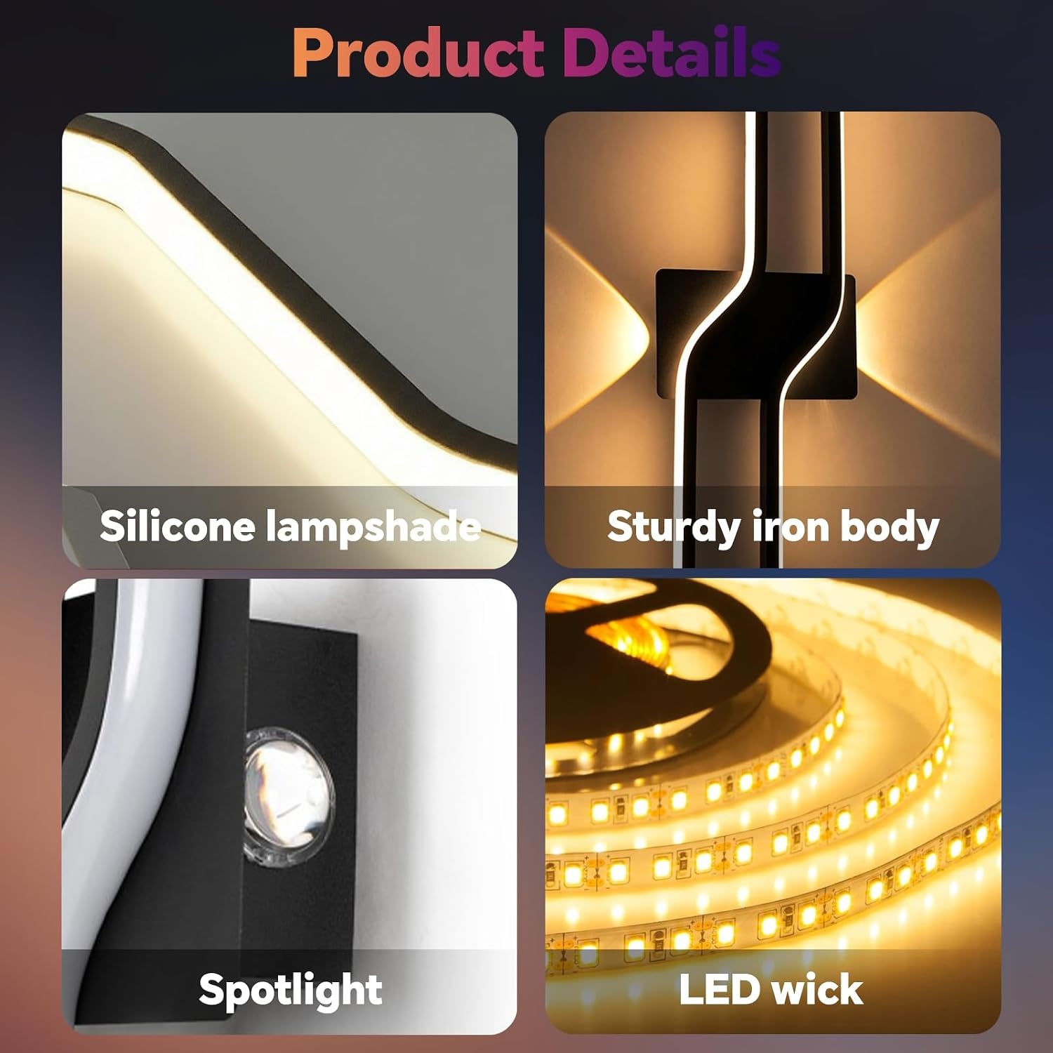 LED Wandlamp Zwart 100cm 25W - 3 Kleuren Licht, 58% Korting