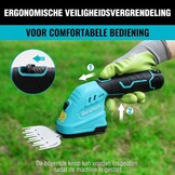 2-in-1 Heggenschaar & Grastrimmer | 12V | Telescoopsteel | 34% Korting