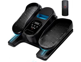 Amonax Gemotoriseerde crosstrainer, elliptische trainer voor thuis, zittend, elektrisch voor revalidatie, cardio-hometrainer, elliptische trainer