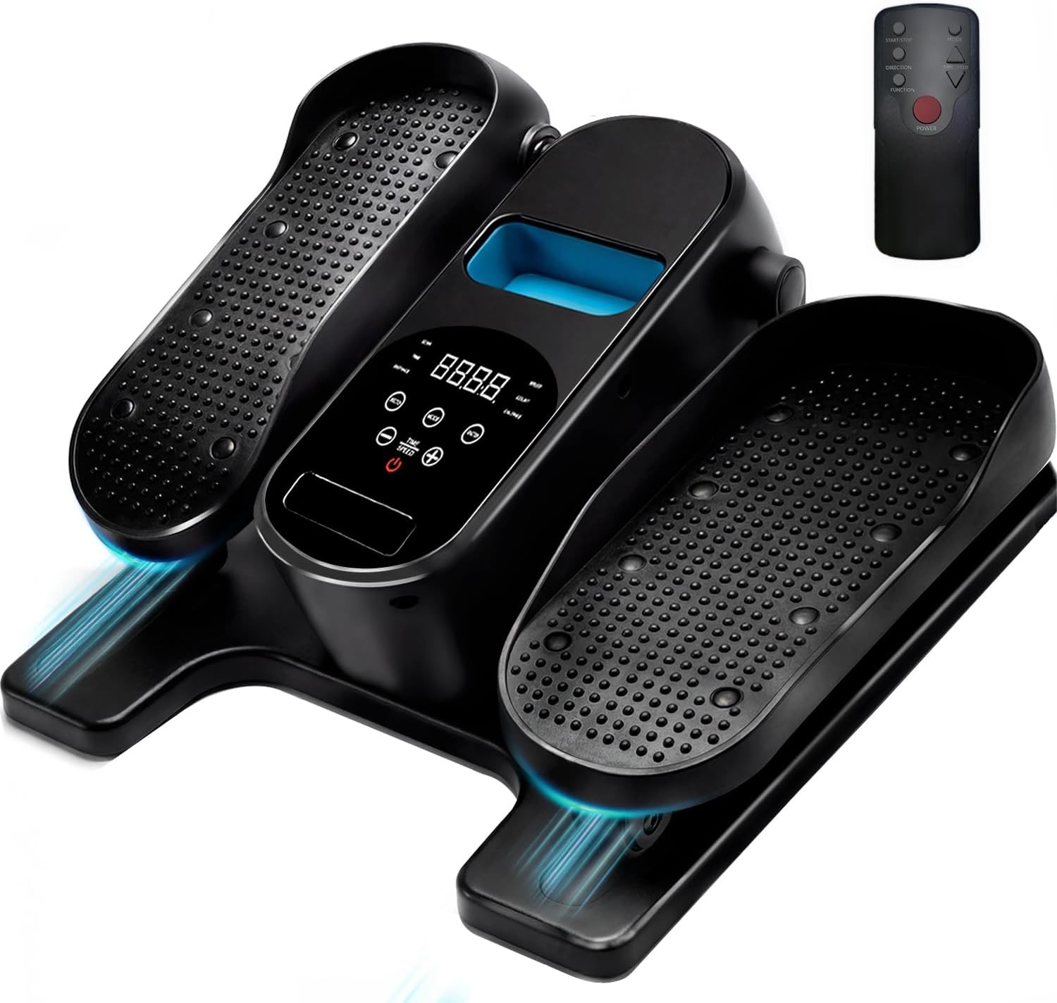Amonax Gemotoriseerde crosstrainer, elliptische trainer voor thuis, zittend, elektrisch voor revalidatie, cardio-hometrainer, elliptische trainer