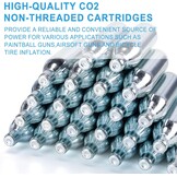 CO2 Patronen 8/12/88g - Hoogzuiver & Olievrij - 49% Korting