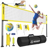 Mobiele Volleybal Set - Tuin & Outdoor - Verstelbaar met Accessoires - 34% Korting
