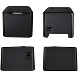 Shuaiguō 80 mm thermische labelprinter, multifunctionele labelprinter, USB- en LAN-verbinding, automatisch snijden, grote papierhouder, ESC/POS ondersteuning