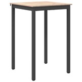 vidaXL Bartafel Naturel 110x55x105cm Massief Grenenhout met 54% Korting