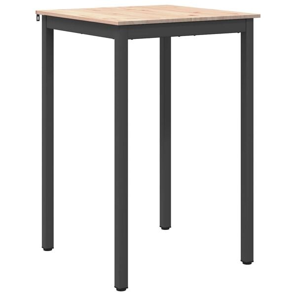 vidaXL Bartafel Naturel 110x55x105cm Massief Grenenhout met 54% Korting