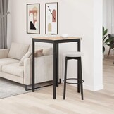 vidaXL Bartafel Naturel 110x55x105cm Massief Grenenhout met 54% Korting