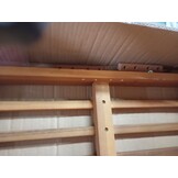 Houten Tuinbank 120cm Acaciahout met Kussen - 54% Korting!
