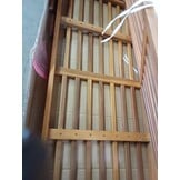 Houten Tuinbank 120cm Acaciahout met Kussen - 54% Korting!