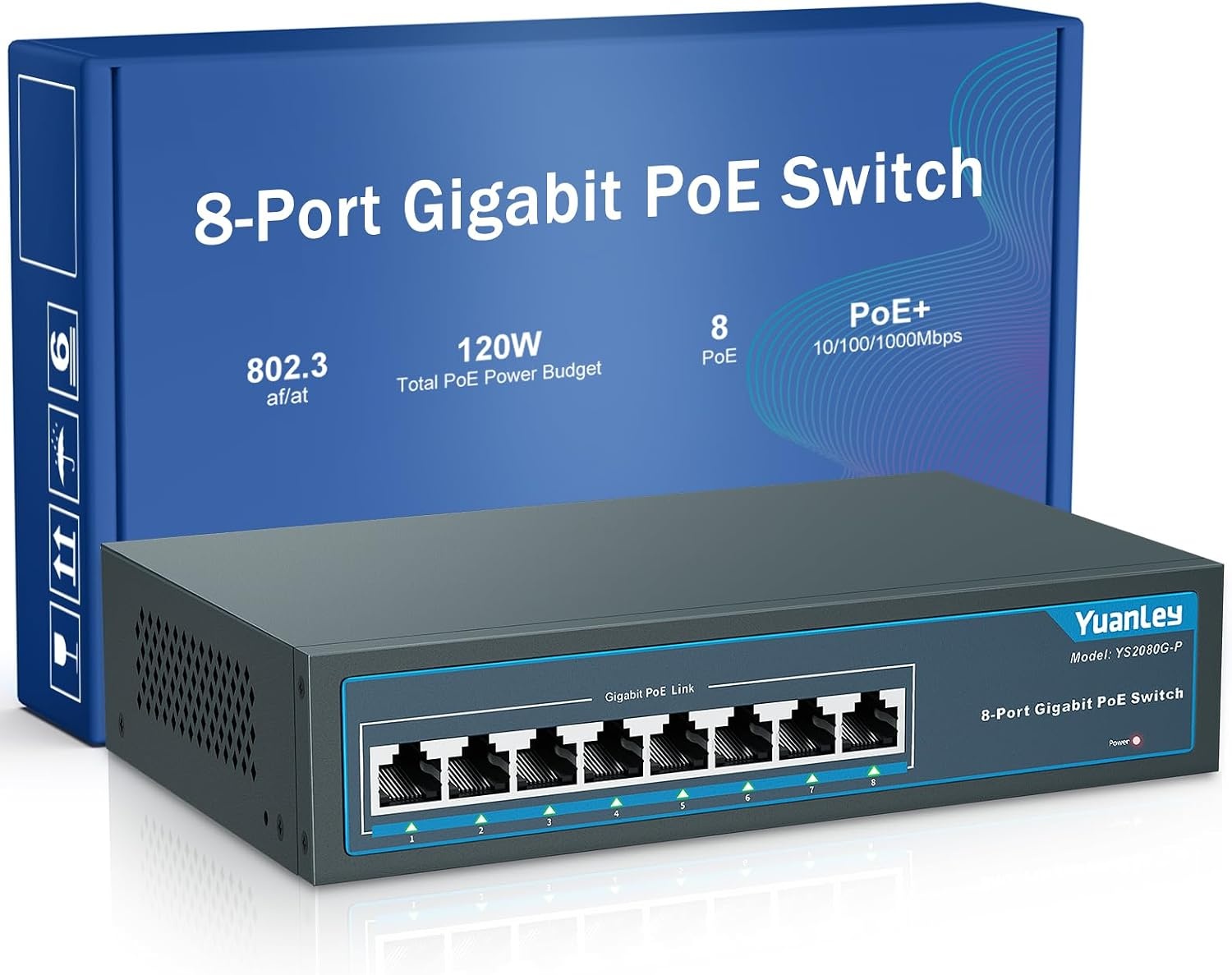 Gigabit PoE Switch | 16x PoE+ Poorten | 250W | 18 Poorten | 34% Korting