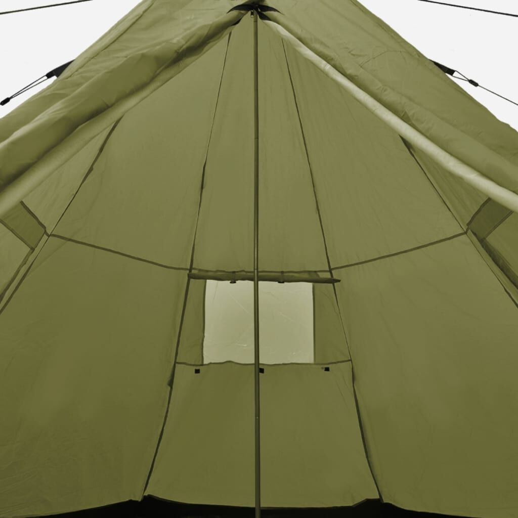 VidaXL 4-persoons Tipi Tent (Groen) - 34% Korting!