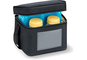 Koeltas Moedermelk met 4 Flesjes & Koelelement | 50% Korting