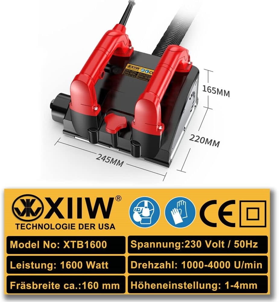Betonfrees 1600W - 54% Korting