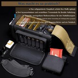 Tactische Range Bag - 24L Zwart - Ideaal voor Schietbaan