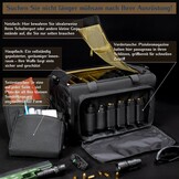 Tactische Range Bag - 24L Zwart - Ideaal voor Schietbaan