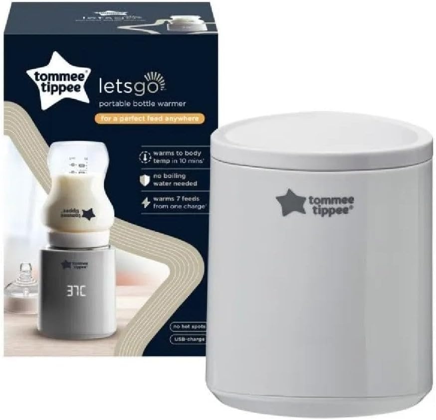 Draagbare Flessenwarmer Baby | 3 standen | USB-C | Grijs | 60% Korting
