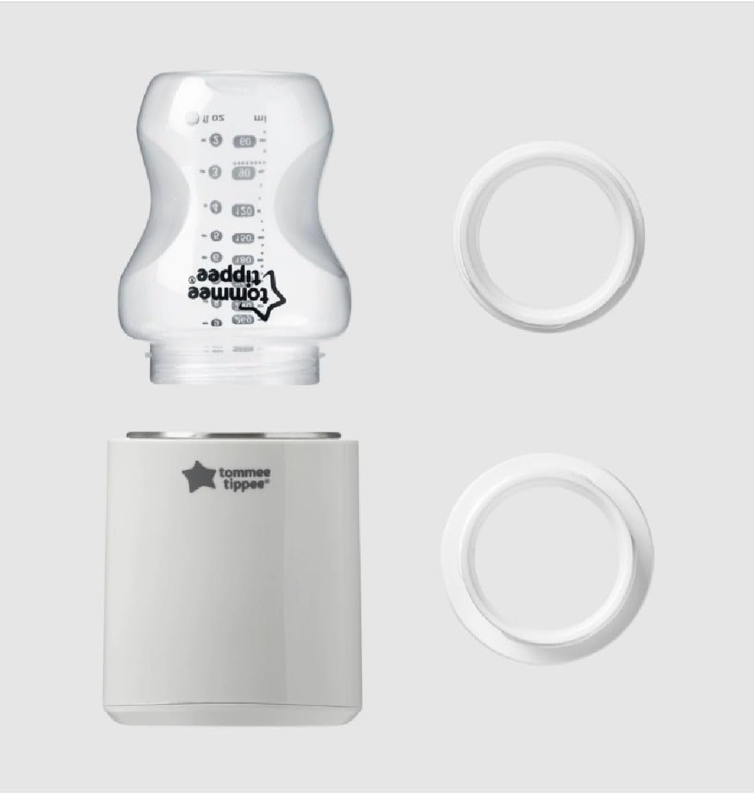 Draagbare Flessenwarmer Baby | 3 standen | USB-C | Grijs | 60% Korting