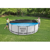 Afdekzeil Zwembad 305 cm Zwart - Vuil, Bladeren & Insecten