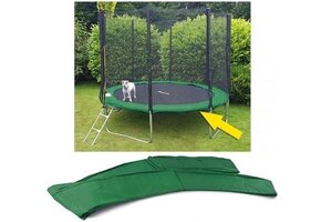 Trampoline randkussen groen 244 cm | 30 cm breed | Extra veiligheid