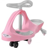 Wiebelauto met LED-wielen - Roze - 27% Korting