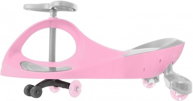 Wiebelauto met LED-wielen - Roze - 27% Korting