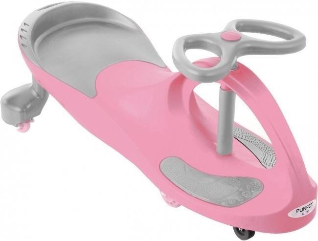 Wiebelauto met LED-wielen - Roze - 27% Korting