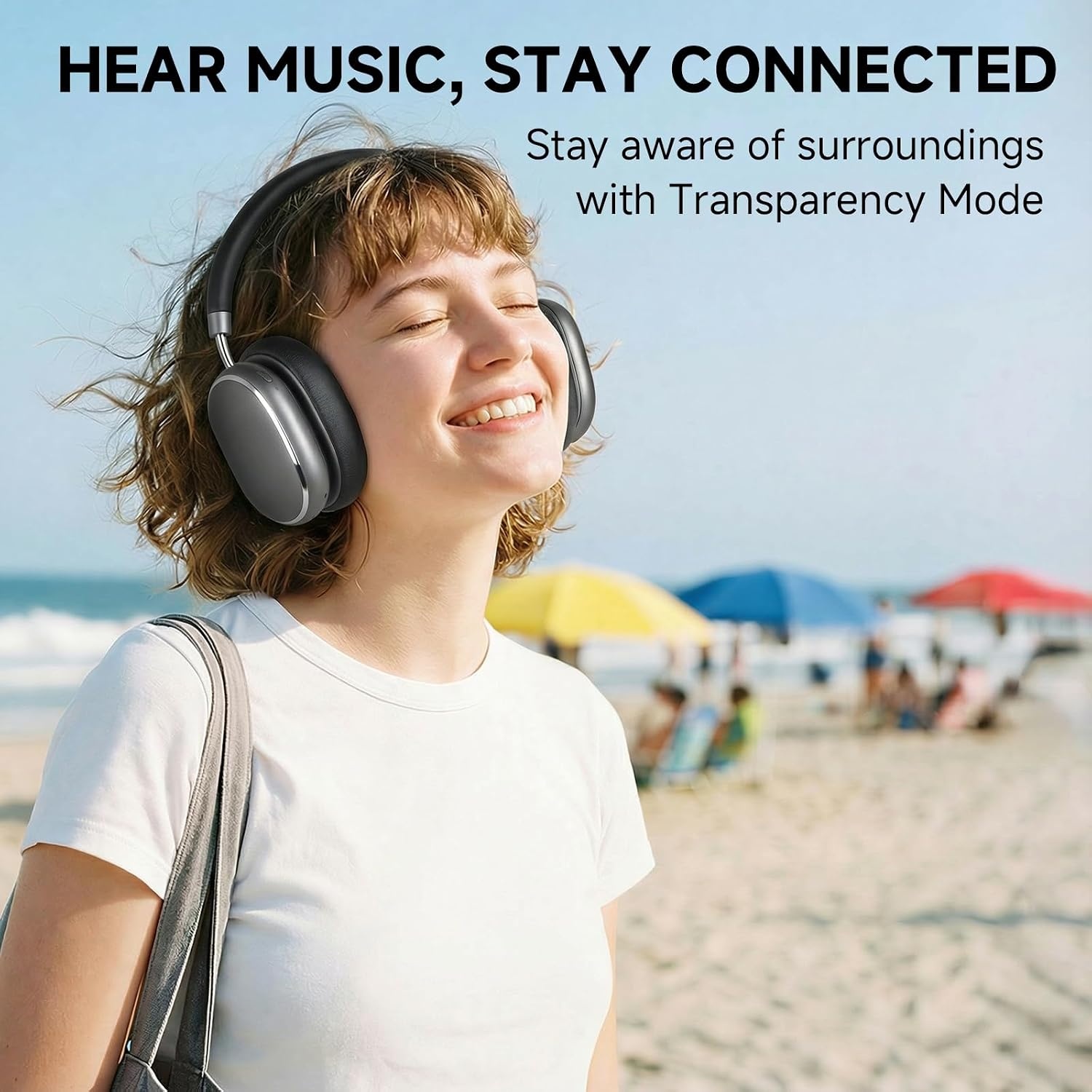 Over-ear Koptelefoon Space Grijs | 120u Speeltijd | Bluetooth 6.0 | 57% Korting