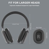 Over-ear Koptelefoon Space Grijs | 120u Speeltijd | Bluetooth 6.0 | 57% Korting