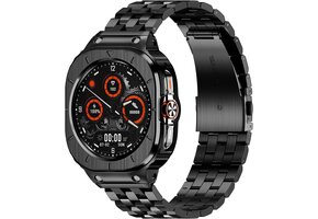 Horlogeband met Case Zwart | Samsung Galaxy Watch Ultra 47 mm | 45% Korting