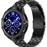 RVS Horlogeband met Case Zwart voor Samsung Galaxy Watch Ultra 47 mm - 59% Korting