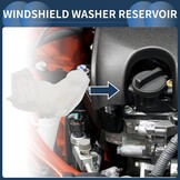 Ruitensproeier reservoir Dodge Sprinter 3500 2003-2006 L5 2.7L - Wit Kunststof (58% Korting)