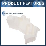 Ruitensproeier reservoir Dodge Sprinter 3500 2003-2006 L5 2.7L - Wit Kunststof (58% Korting)