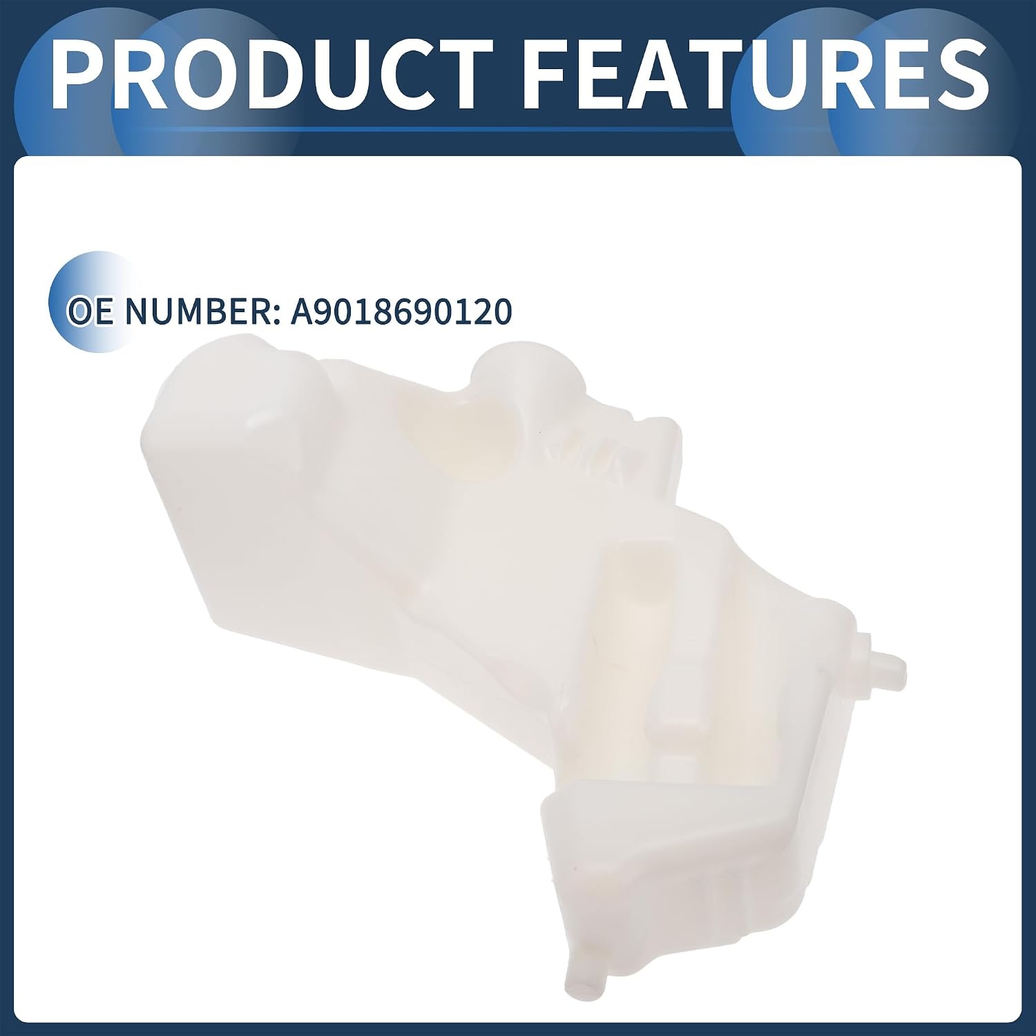 Ruitensproeier reservoir Dodge Sprinter 3500 2003-2006 L5 2.7L - Wit Kunststof (58% Korting)