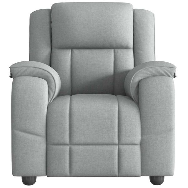 VidaXL Verstelbare Fauteuil Stof Lichtgrijs - 35% Korting