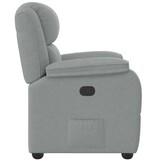 VidaXL Verstelbare Fauteuil Stof Lichtgrijs - 35% Korting