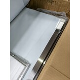 vidaXL Keukenwandkast met schuifdeuren 150x40x50 cm roestvrij staal