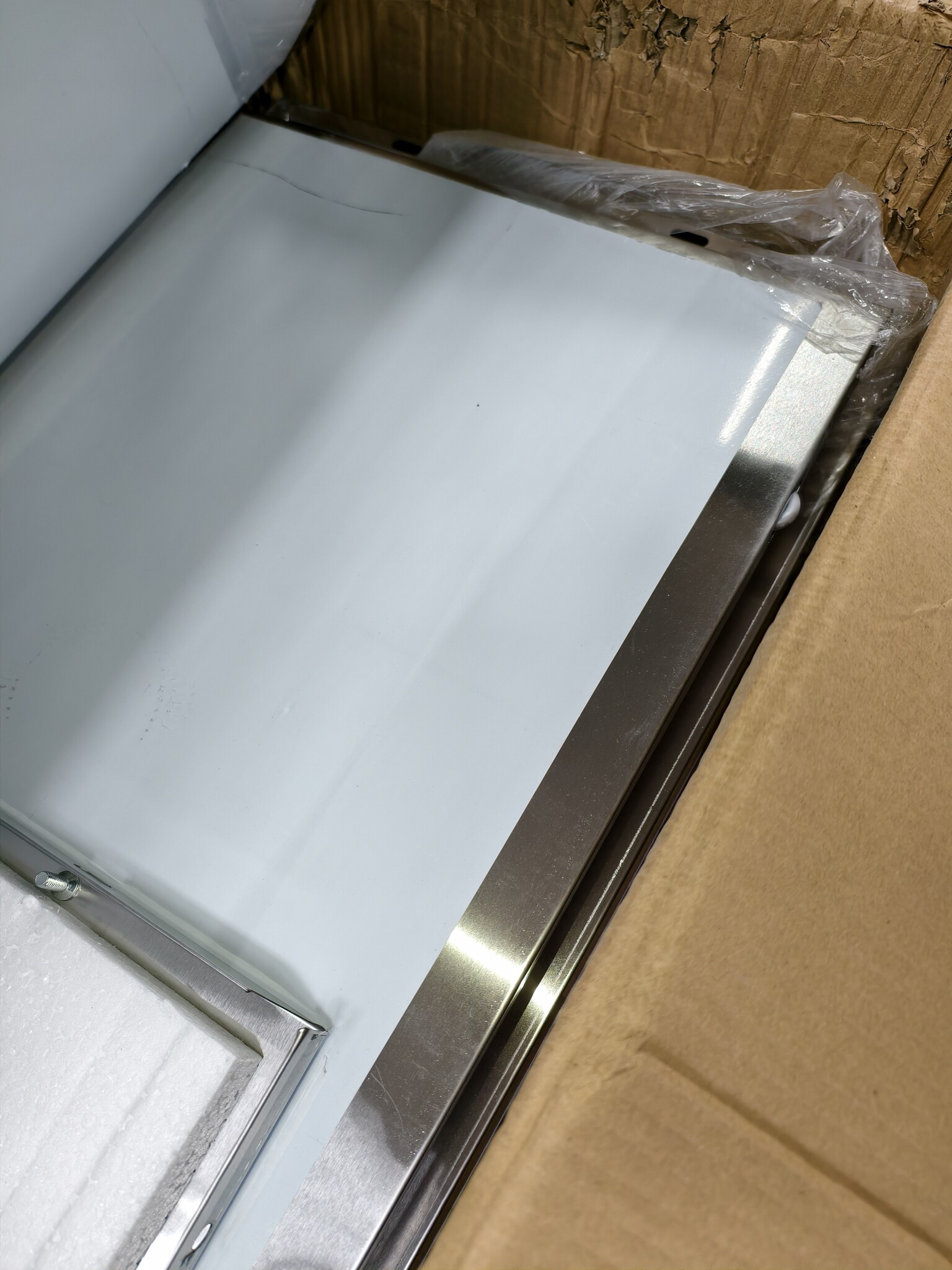 vidaXL Keukenwandkast met schuifdeuren 150x40x50 cm roestvrij staal