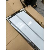 vidaXL Keukenwandkast met schuifdeuren 150x40x50 cm roestvrij staal