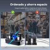 Retevis RT27 Walkie Talkie met 6-weg Lader, PMR446 Professionele Vergunningsvrije Portofoon, 16 Kanalen CTCSS/DCS VOX, Walkie-talkie voor Scholen, Grote bedrijven of Evenementen(6 Stuks, Zwart)