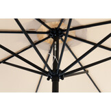 Parasol - waterdicht polyester - kantelbaar - 300 cm - beige