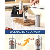 CIRCLE JOY Oplaadbare zout- en pepermolen set KYMQ-S32C-HO52