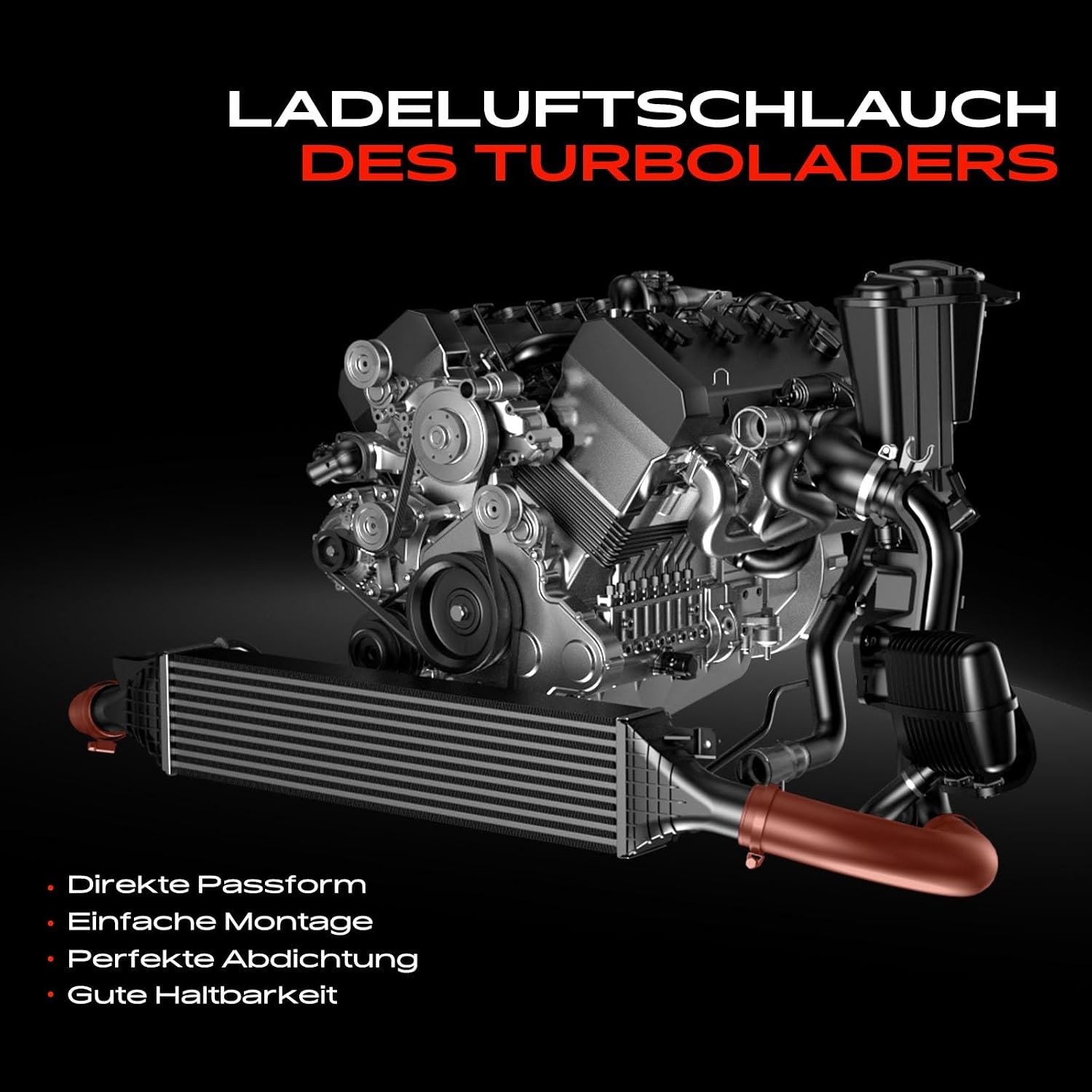 Laadluchtslang Links Mercedes W204/S204/A207/C207 3.0L Diesel met 57% Korting