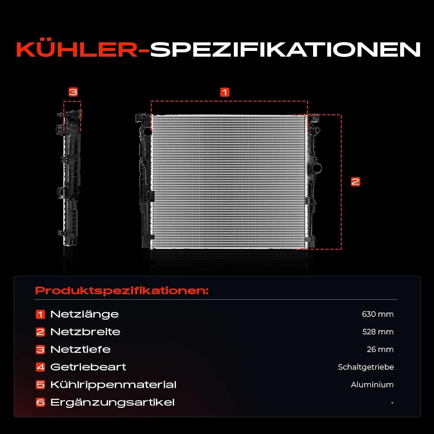Koelwaterkoeler BMW 5/7-serie G30/G11/G12 (2015-2019) - 48% Korting!