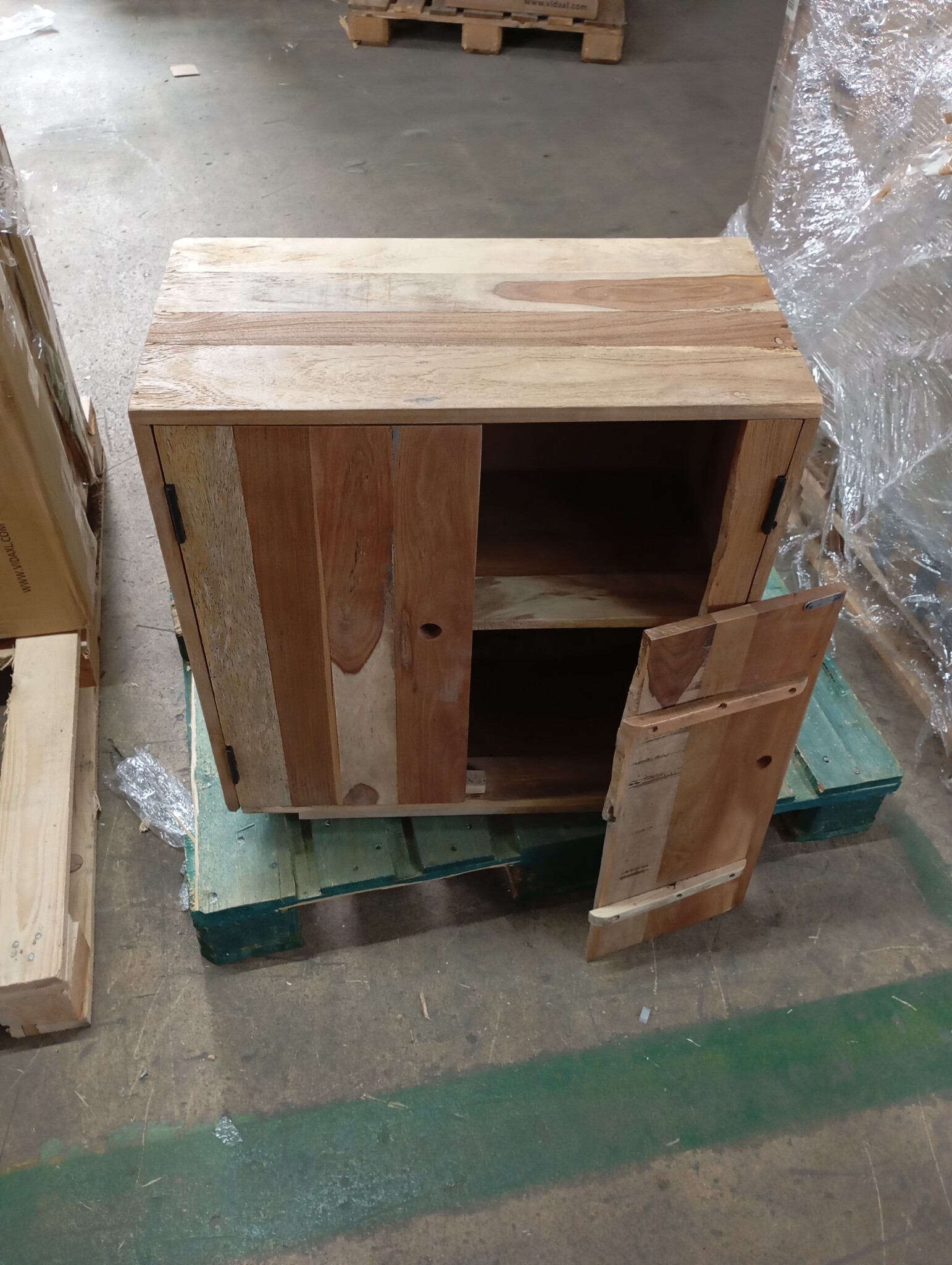 vidaXL Dressoir massief gerecycled hout